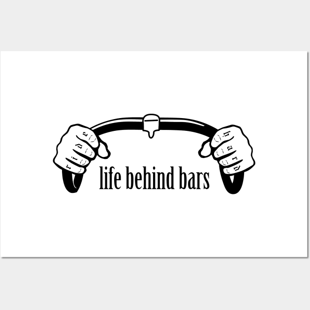 life behind bars Wall Art by Fun-E-Shirts